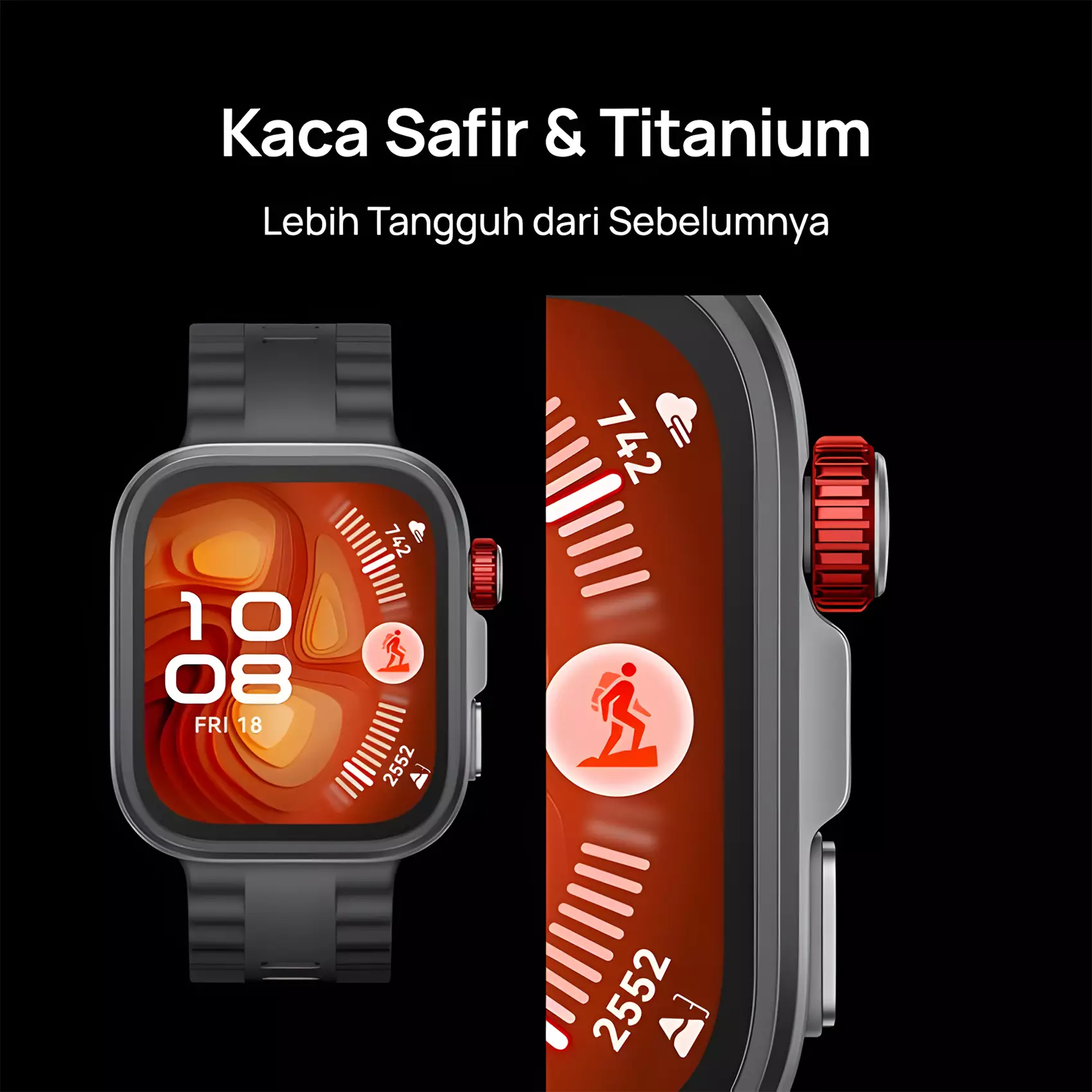 HUAWEI WATCH FIT 4 Pro | Sapphire Glass & Titanium | Pro-Level Outdoor Sports | ECG | 10-Day Battery Life* - Green