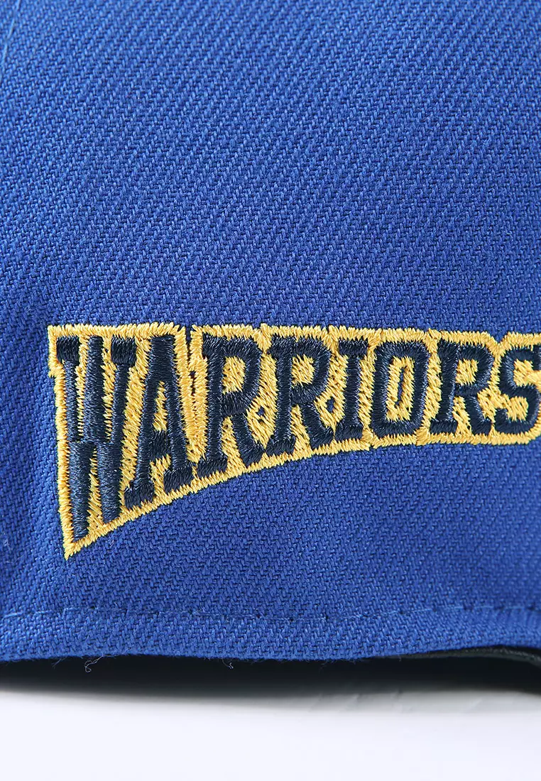 Logo Embroidery Golden State Warriors Mens Flat Flexfit Cap