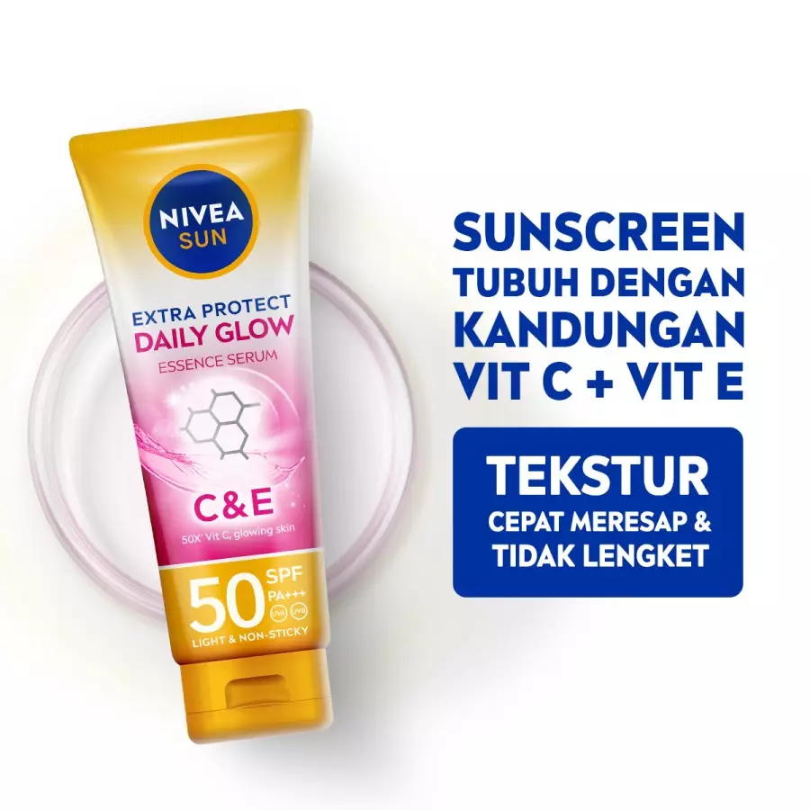 NIVEA SUN Extra Protect Daily Glow SPF50 180ml