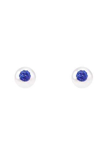 珍珠與鑽石耳zalora開箱針, 飾品配件, 耳環
