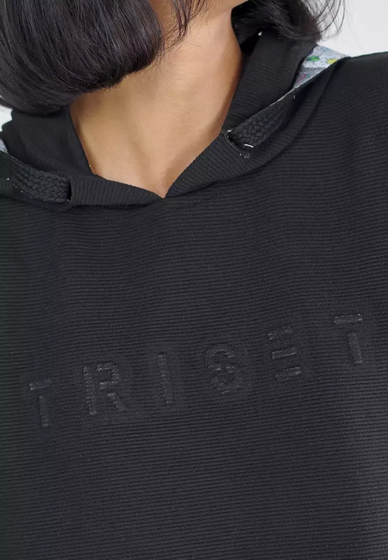 Triset Casual Pakaian Wanita Hood Jacket - TJ303298901