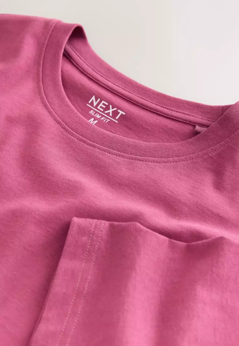 Essential Crew Neck Cotton T-Shirt Slim Fit