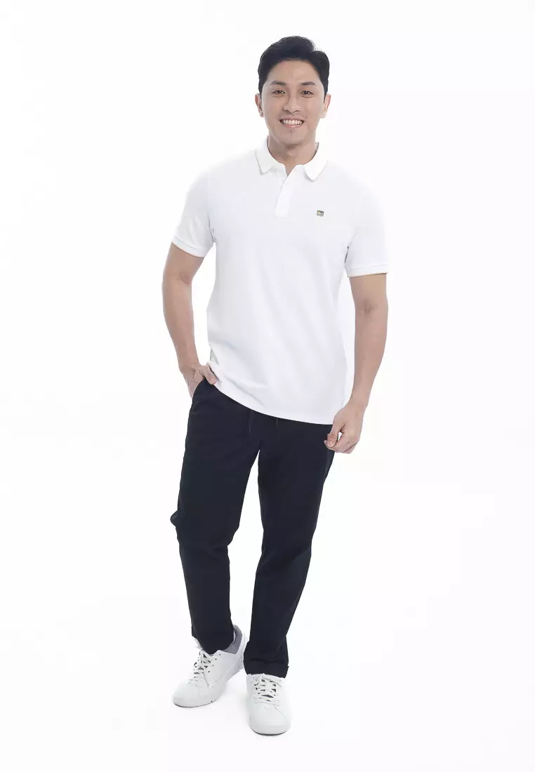 Men's Tanboocel Foldable Hem Straight Crop Pants