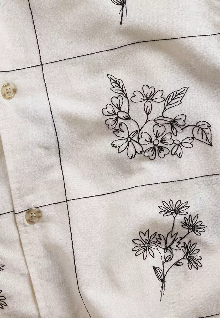 Short Sleeve Linen Shirt