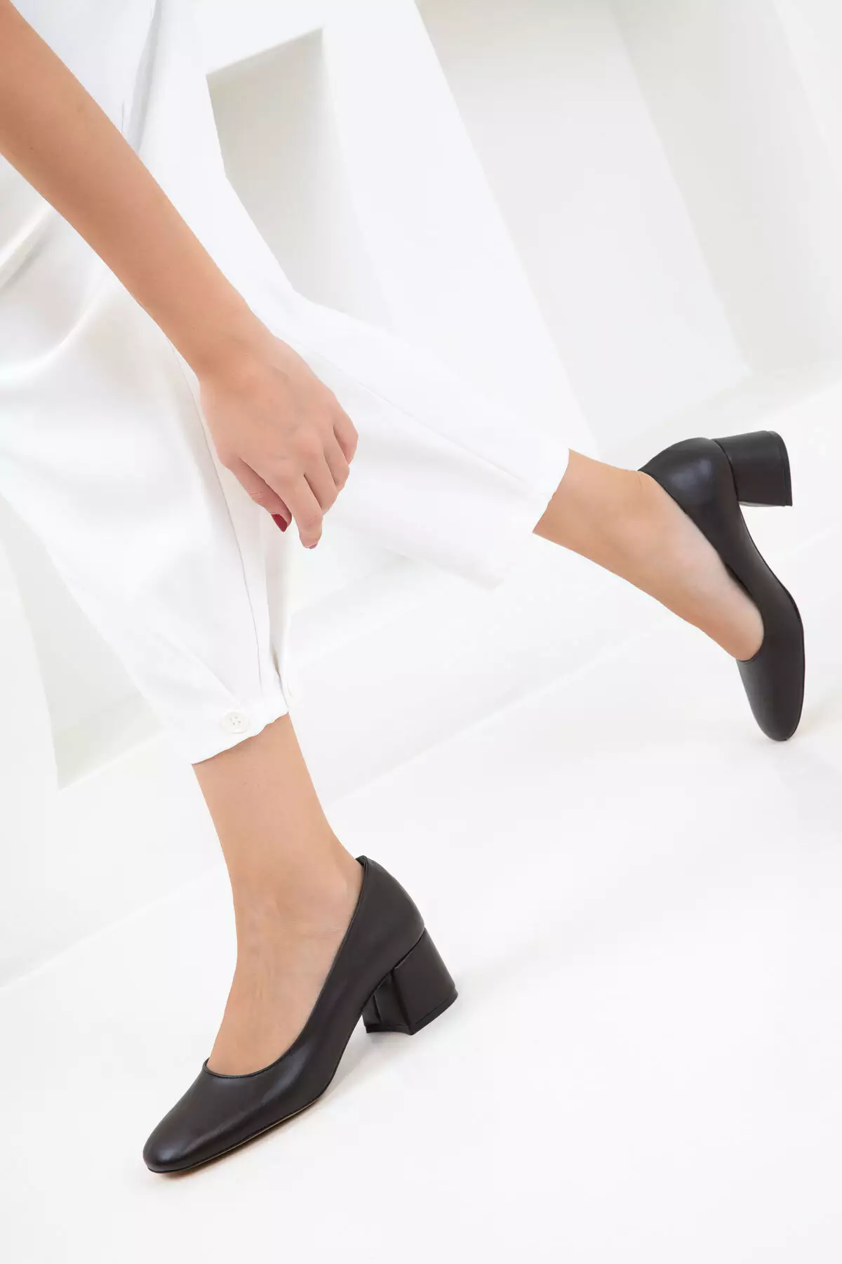 Brown Women'S Classic Heeled Shoes 20808