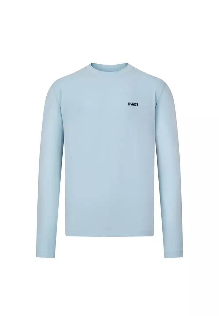 MEN'S K-SWISS LOGO LOOSE FIT LONG SLEEVES T-SHIRT
