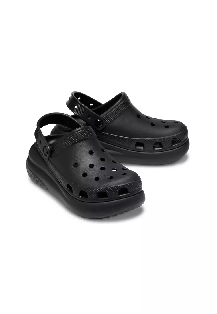 CROCS UNISEX CLASSIC CRUSH CLOG BLACK