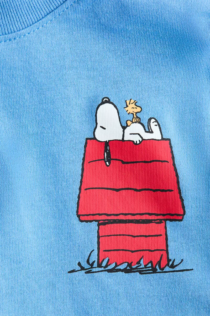 Printed cotton T-shirt