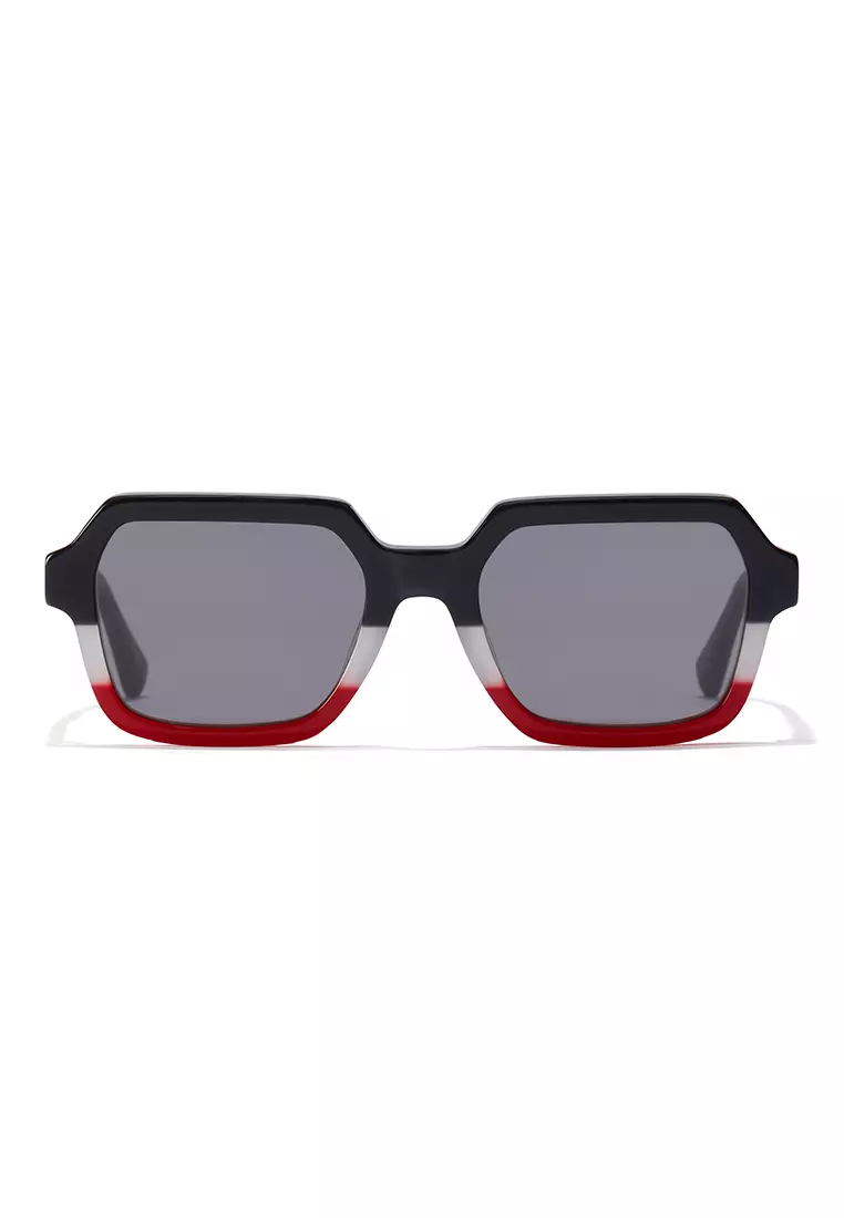 HAWKERS Tri Color Dark MINIMAL Sunglasses for Men and Women, Unisex. Official Product designed in Spain