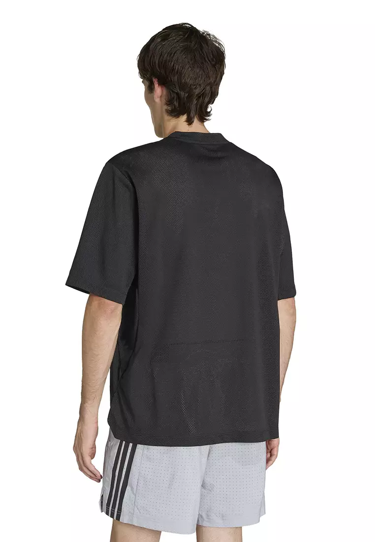 Buy ADIDAS D4T Power Essentials Workout Mesh T-Shirt Online | ZALORA ...