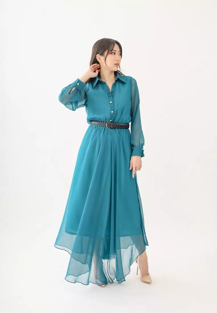 Lunar Party Dress Green