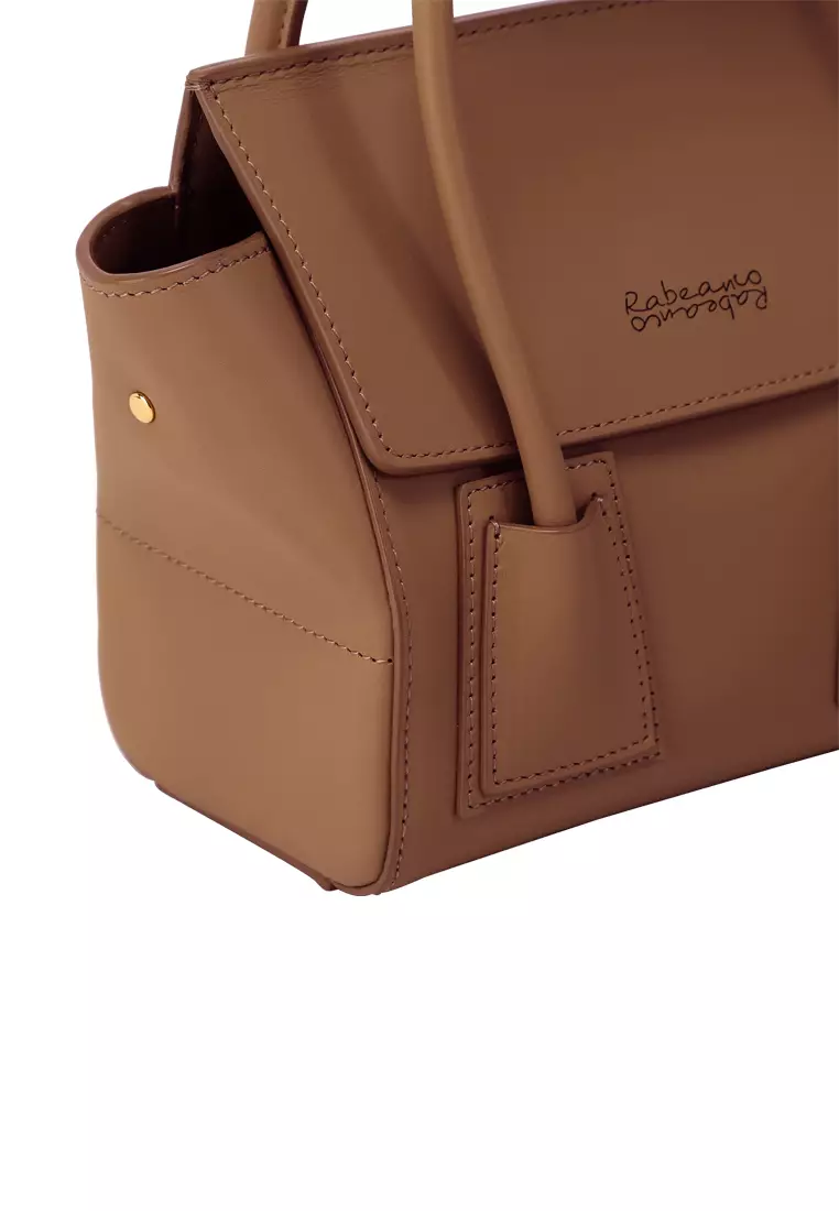 UNNI Mini Top Handle Bag - Caramel