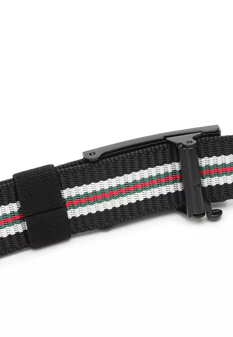 40mm Auto Canvas Belt - Black