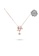Millenne silver MILLENNE Match The Stars Shooting Star Studded Cubic Zirconia Rose Gold Necklace with 925 Sterling Silver 9F8E7ACE44E403GS_5