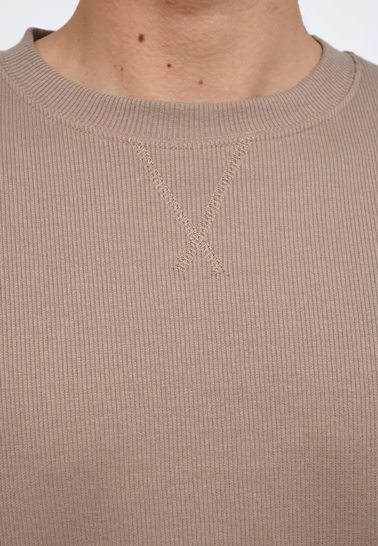 Oversized Textured T-Shirt