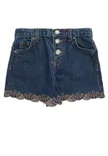 Mermaid Midnight Blue/Tan Broderie