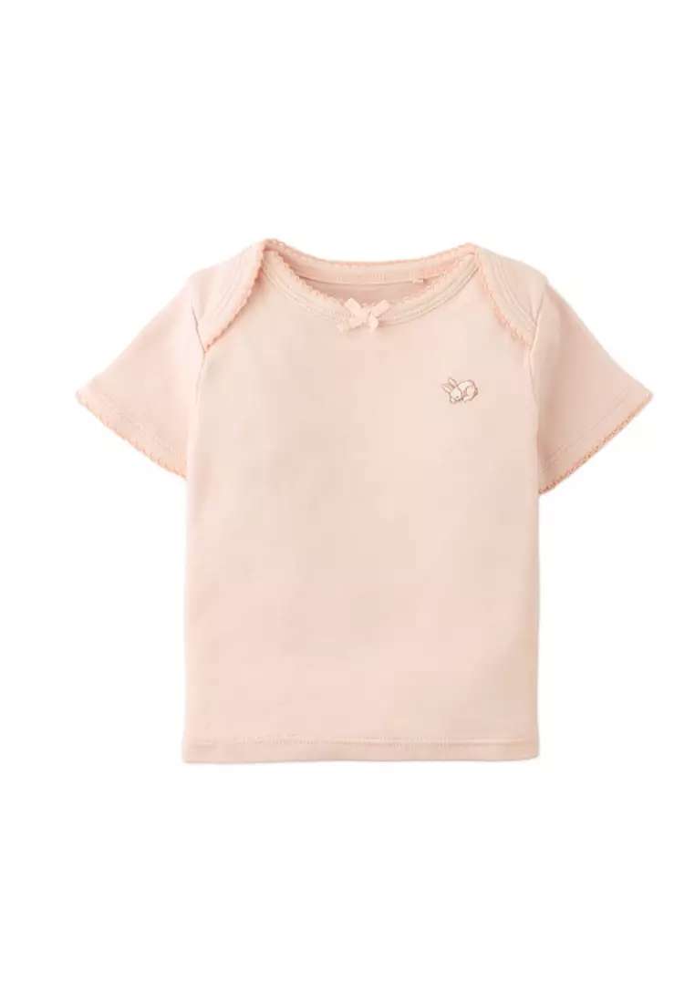 Baby Orianna Bunny Embroidered Top & Drawstring Pants