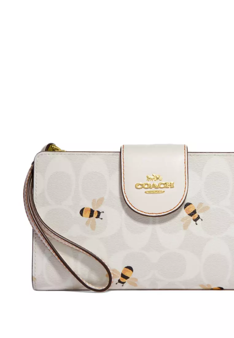 Coach 2024 bee wristlet