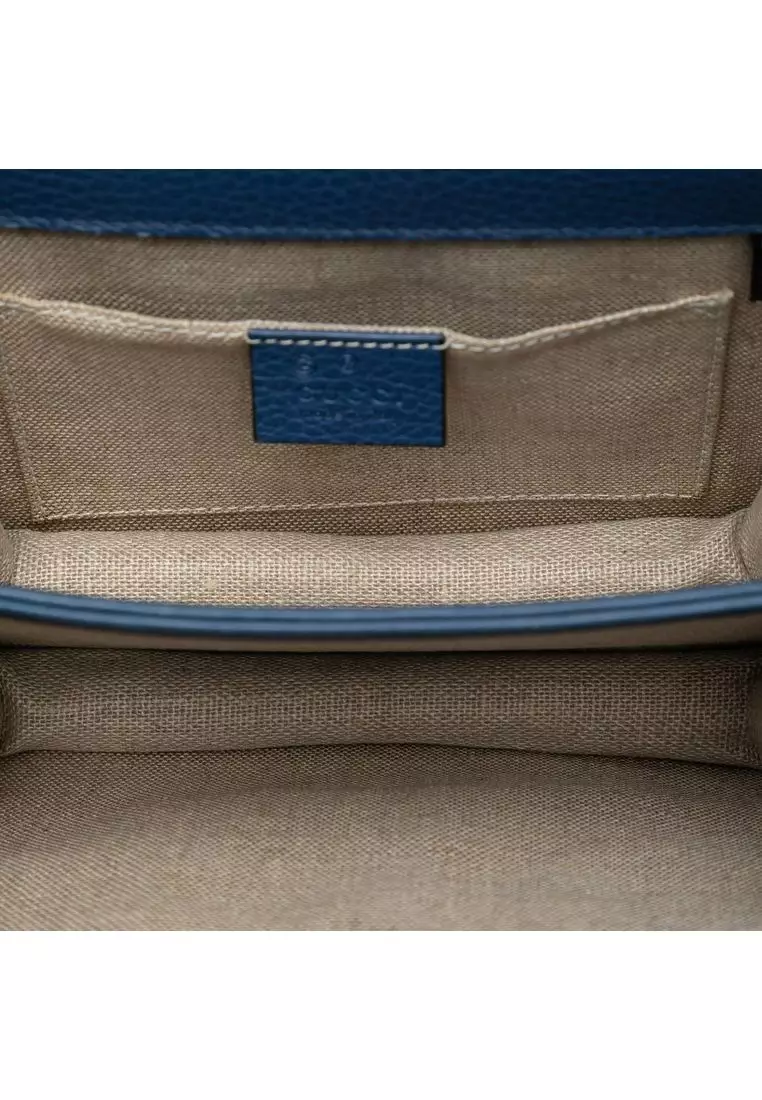 Pre-Loved Gucci Small Dollar Calfskin Interlocking G Crossbody