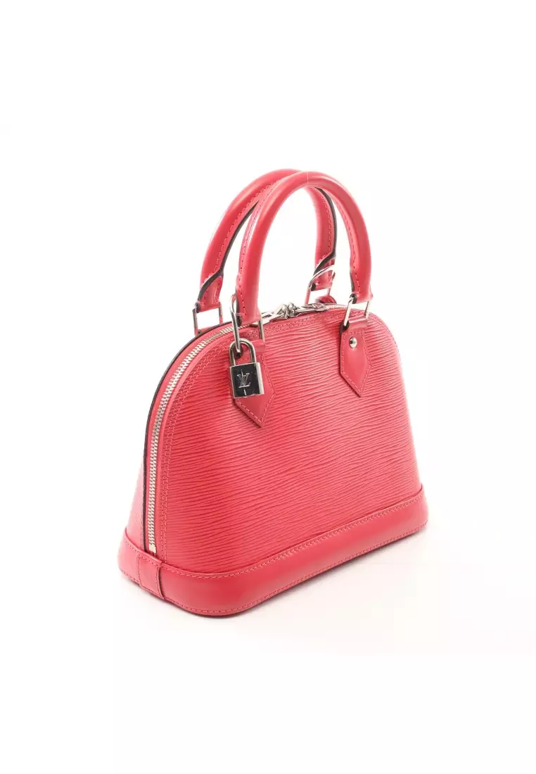 Poppy Epi Leather Alma BB Bag Handbag with Strap