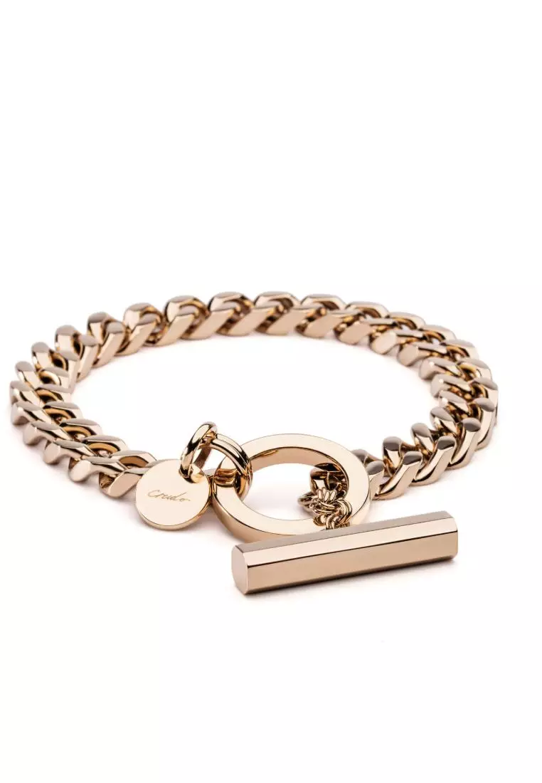 The Love of Brooklyn Curb Chain Bracelet - Rose Gold (Standard)
