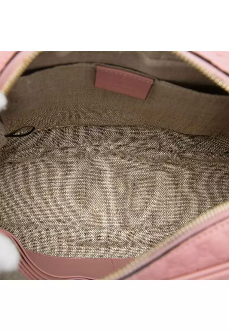Pre-Loved Gucci Microguccissima Bree Crossbody