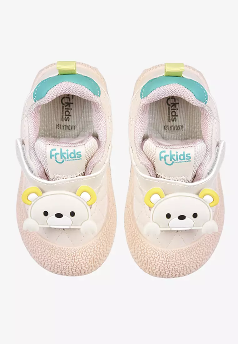 Sepatu Sneakers Tali Anak Bayi Pre Walker Baby Unisex A.Koala in Pink