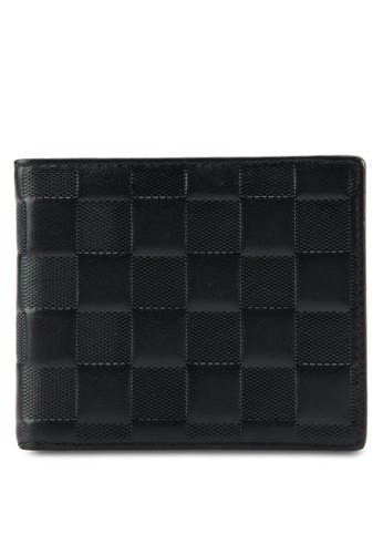 格紋皮革對折短夾, 飾品配件esprit 工作, 飾品配件