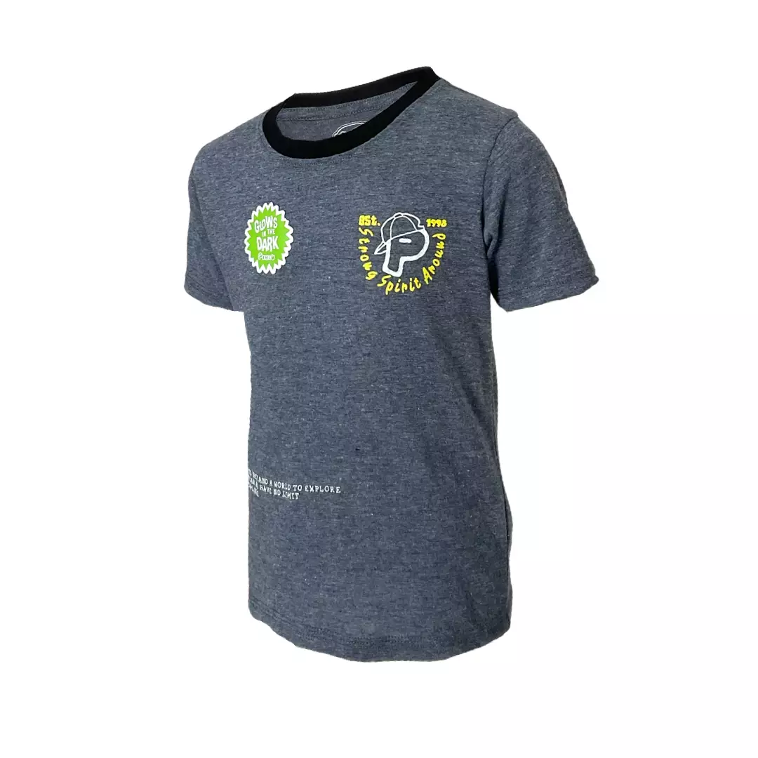 Pingu Kaos Anak Laki Laki Glows In The Dark Abu 92005528