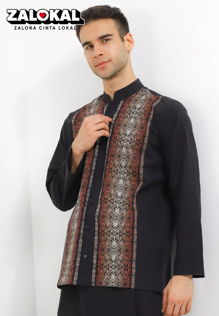 Plum Jam Long Sleeve Baju Koko