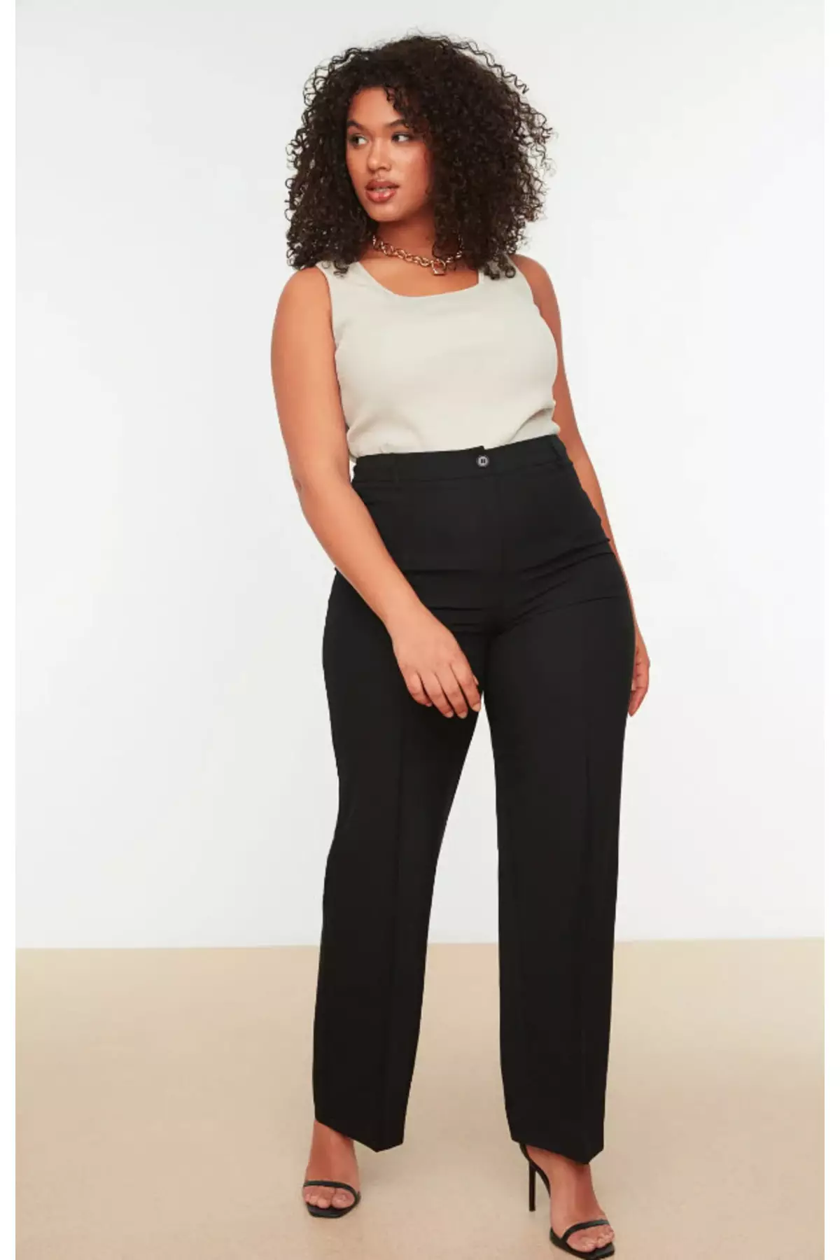 Plus Size High Waist Pants