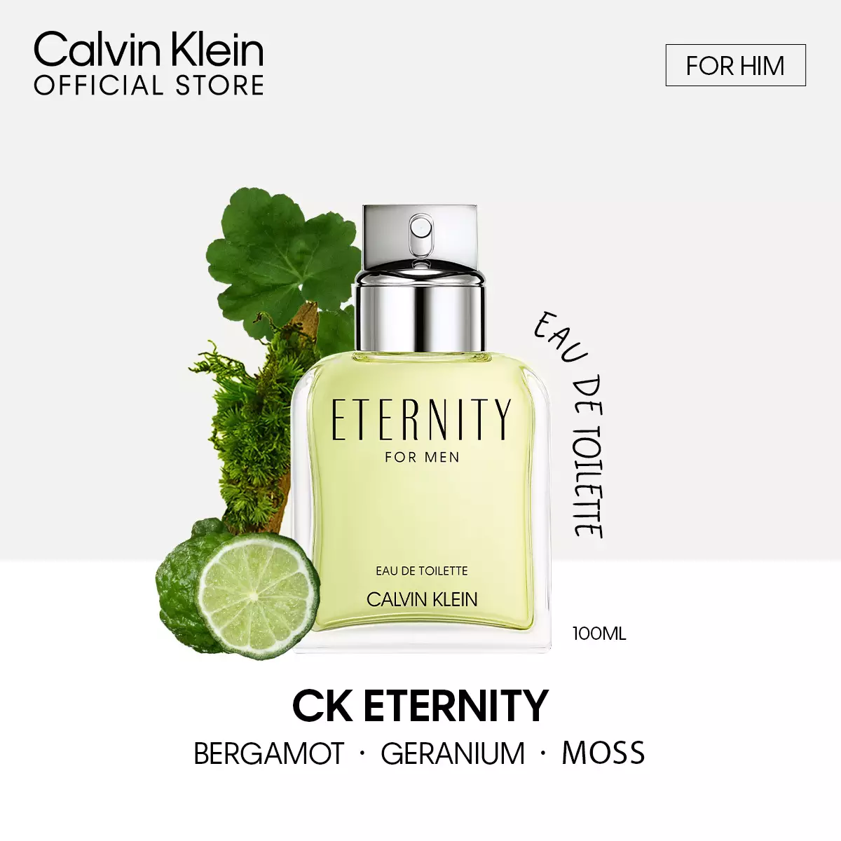 CK Eternity for Men Eau de Toilette 100ml - Fragrance for Him