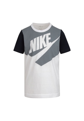 Nike white Nike Boy's Amplify Short Sleeves Tee (4 - 7 Years) - White F9256KA0B99F4EGS_1