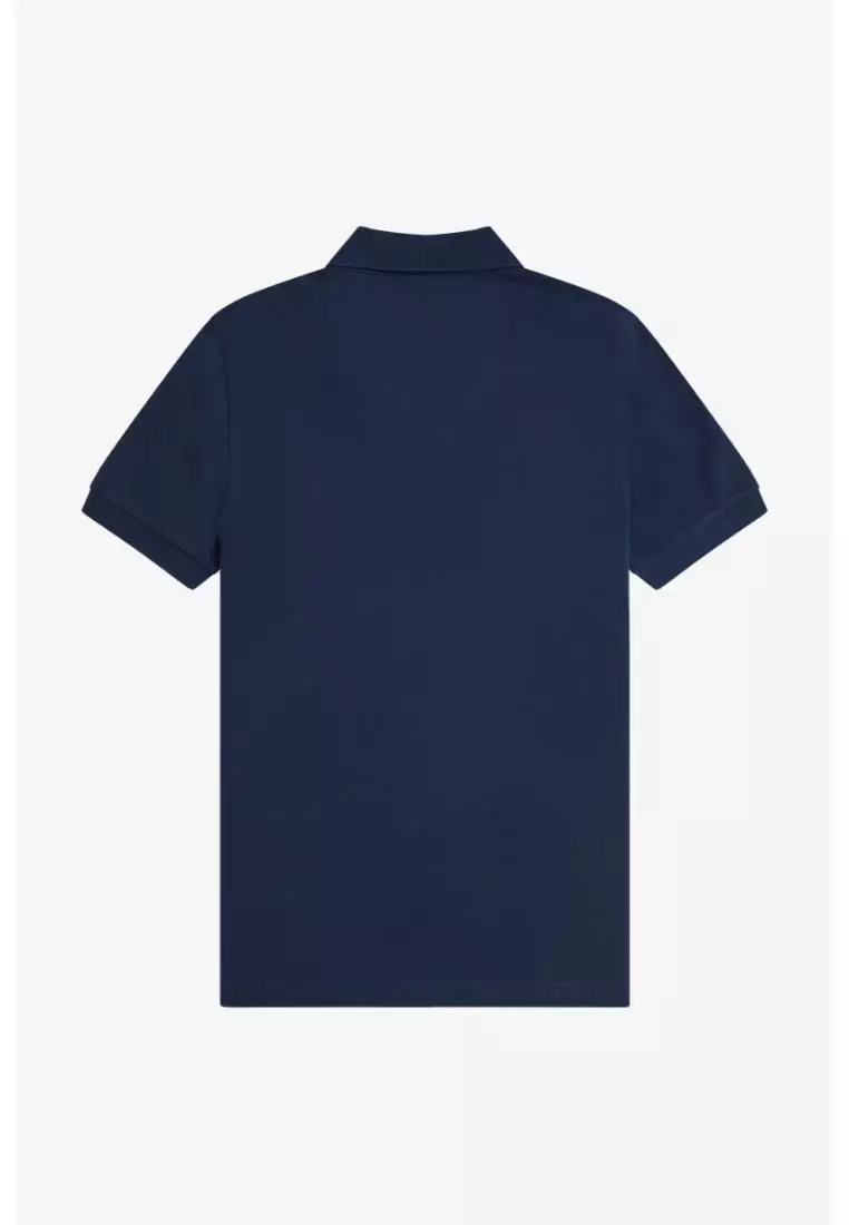 Fred Perry M6000 The Fred Perry Shirt (Tennis Blue / Flamingo Tan)