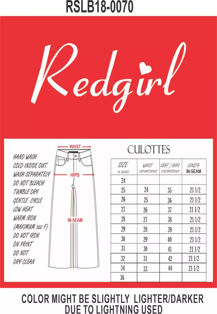 Denim Cullotes Ladies