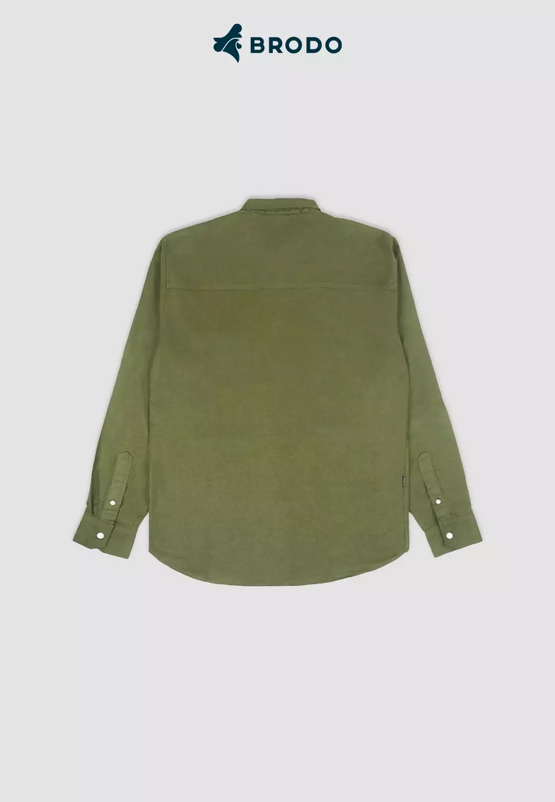 BRODO - Kemeja Broshirt Long Olive Size L