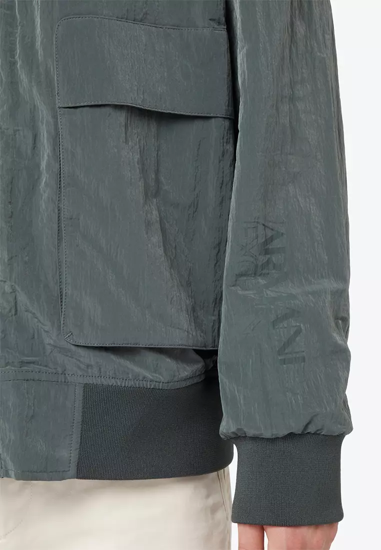Blouson In Coated Fabric
