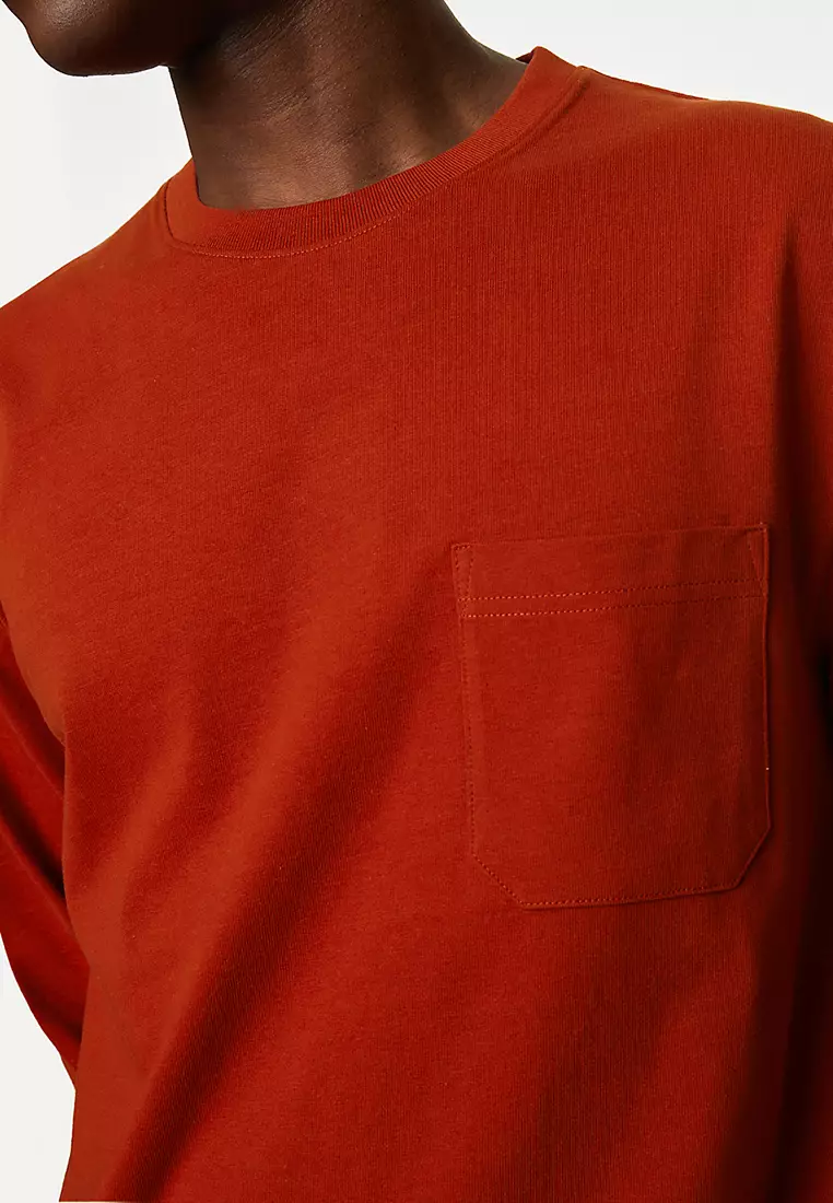 Pure Cotton Heavyweight Long Sleeve T-Shirt