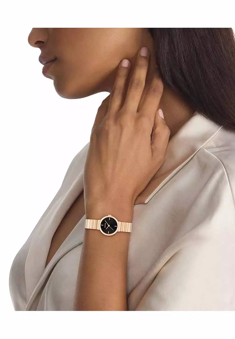 Buy Calvin Klein Precise Unisex Watch Ionic Plated Rose Gold Steel ...
