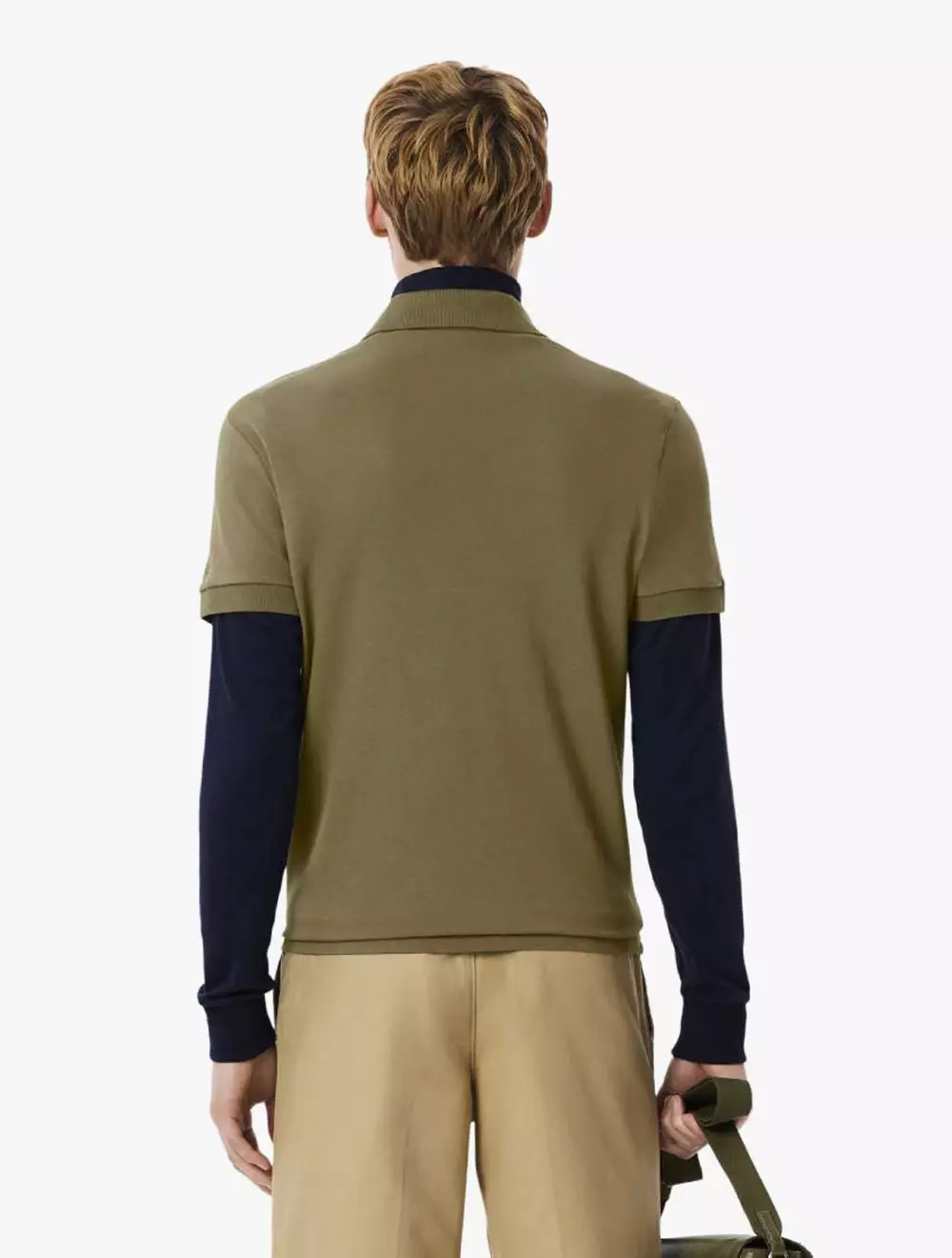 Regular Fit Paris Stretch Piqué Polo Shirt - Green