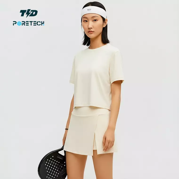 TDACTIVE Skort Rok Padel ada Leggingnya butter pastel anti bau "butter skort" LB137