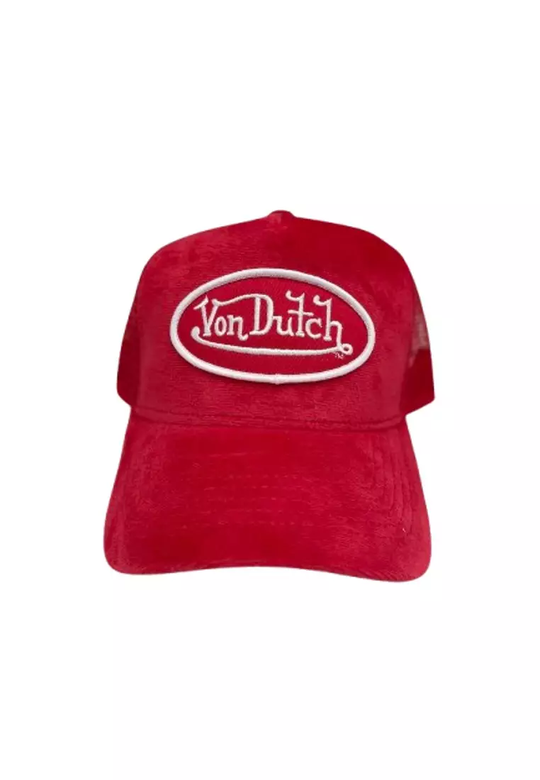 2024 Vintage red Velvet Von Dutch Hat