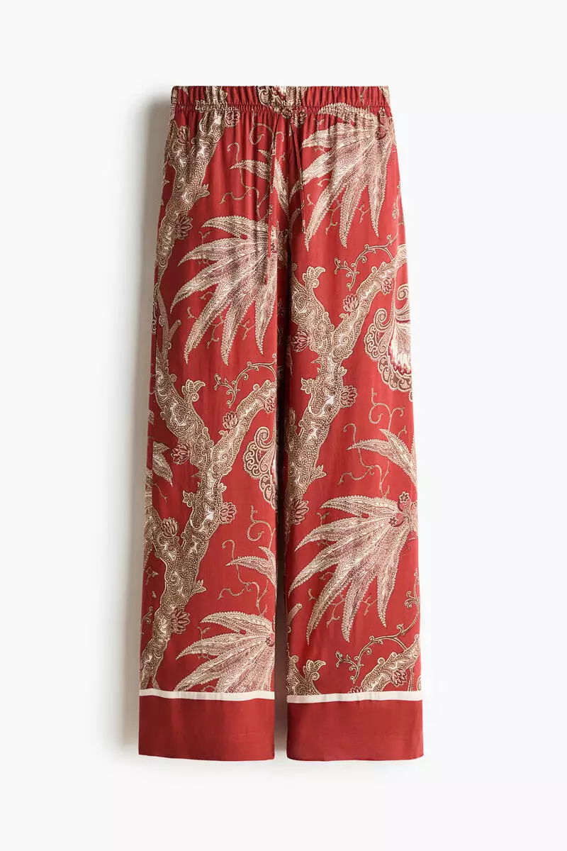 Wide pull-on trousers