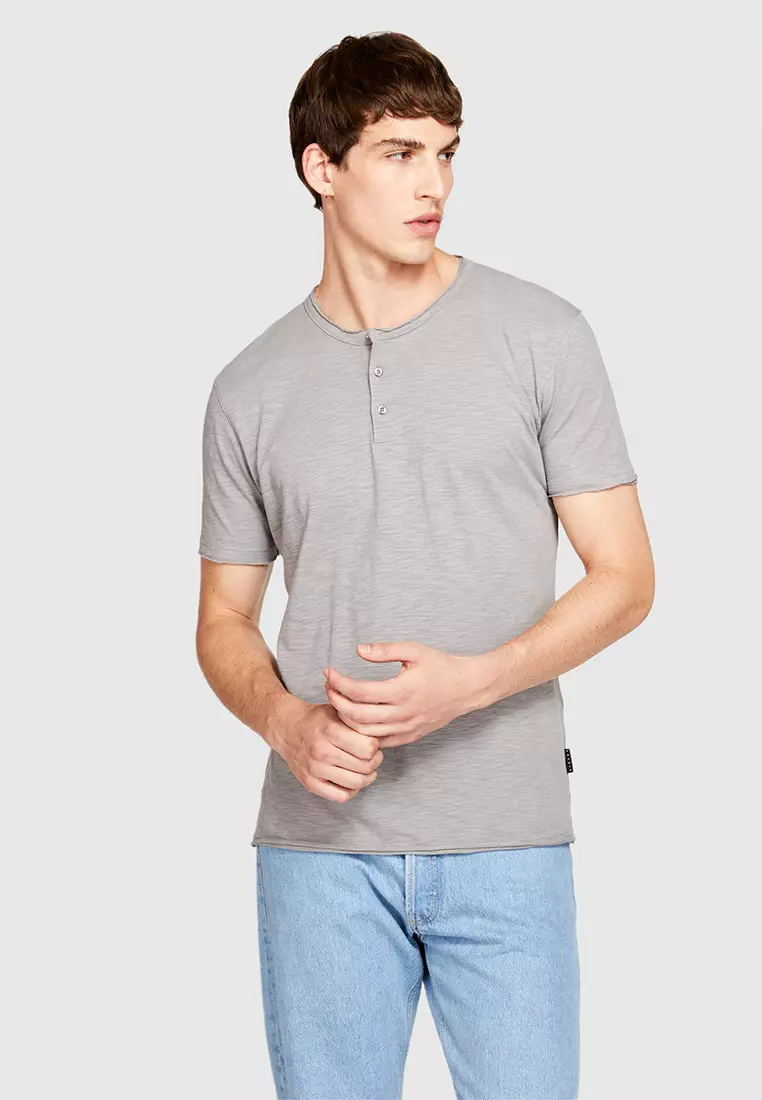 Henley shirt cheap malaysia