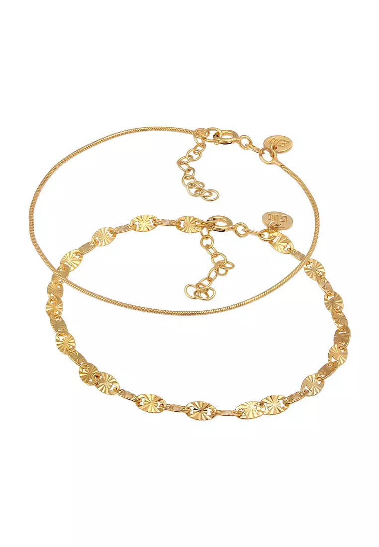 Snake Chain Bracelet Set