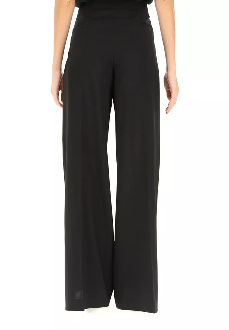 Side Stud Trousers in Black