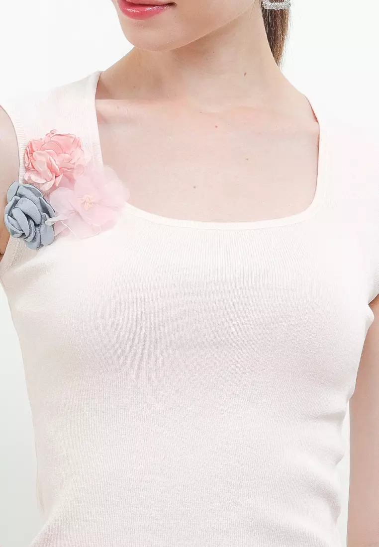 Mc Rossette Knit Top