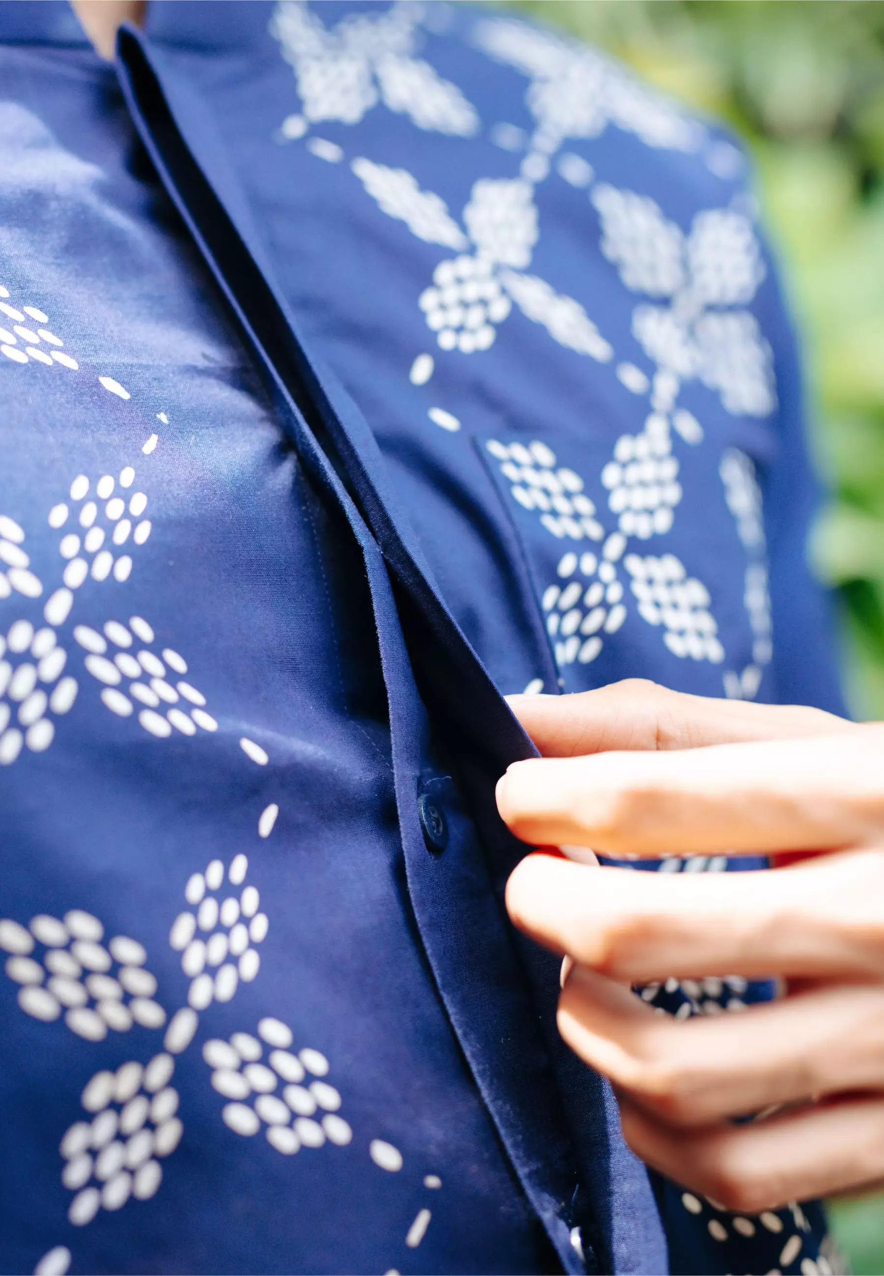 Hadinata Batik Koko Cap Pendek Furing Rakha