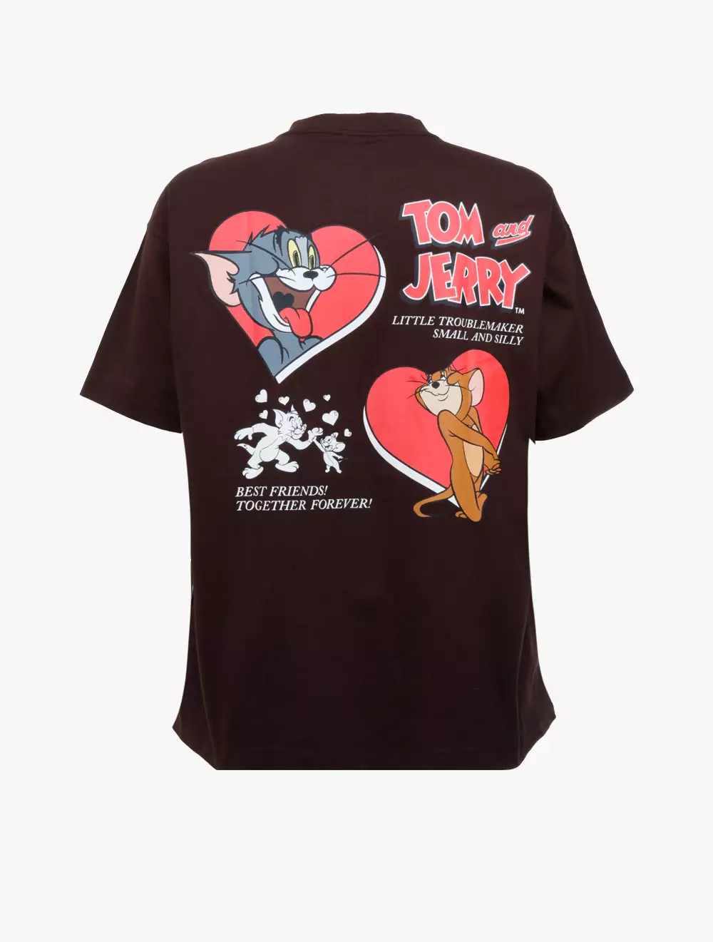 Cotton On - Atasan - Box Fit License T-Shirt - Lcn Wb Dark Oak/Tom And Jerry - Friends