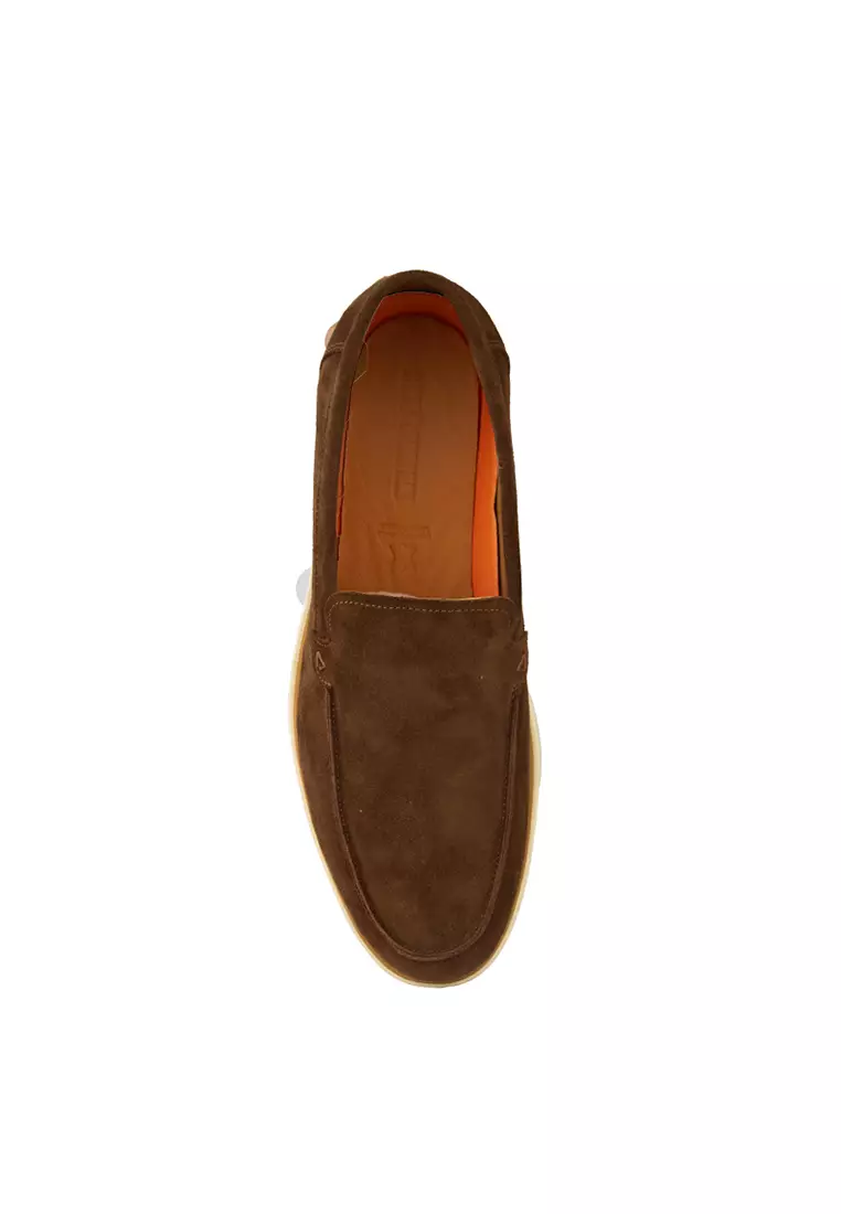 Sepatu Pria Casual Loafer Moccasin Gino Mariani Hope Brown